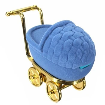 Portable Velvet Stroller Ring Box Jewelry Display Holder Storage Case Gift Case Blue 9*4.5*6.5 cm
Portable Velvet Stroller Ring Box Jewelry Display Holder Storage Case Gift Case Blue 9*4.5*6.5 cm