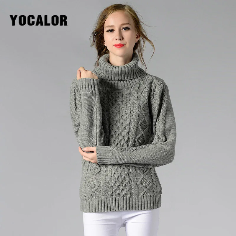 YOCALOR Knitting Best Knitted Sweater Turtleneck Women Jersey Winter Sweaters And Pullovers Pull Femme Pullover Jumper Autumn
YOCALOR Knitting Best Knitted Sweater Turtleneck Women Jersey Winter Sweaters And Pullovers Pull Femme Pullover Jumper Autumn