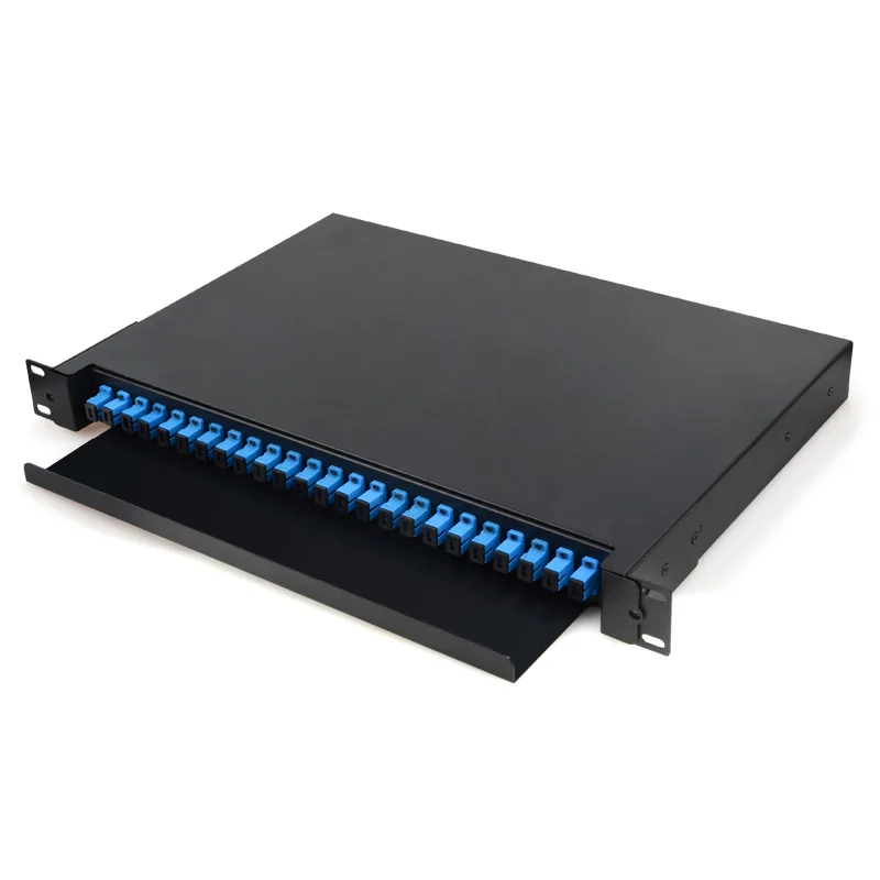 24 Port Optical Fiber Terminal Box Fiber Patch Panel SC FC LC Pigtail ODF UPS free shipping
24 Port Optical Fiber Terminal Box Fiber Patch Panel SC FC LC Pigtail ODF UPS free shipping