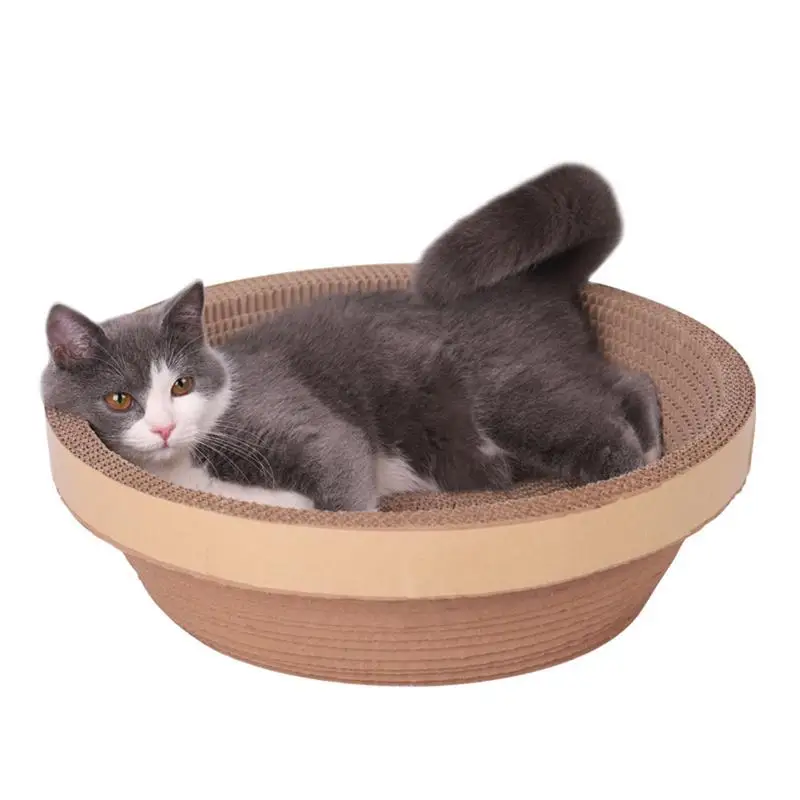 Cat Scratch Board Bowl-shaped Pet Litter Bowl Corrugated Paper Wear-resistant Cat Claw Pot Catnip Scraper
Cat Scratch Board Bowl-shaped Pet Litter Bowl Corrugated Paper Wear-resistant Cat Claw Pot Catnip Scraper