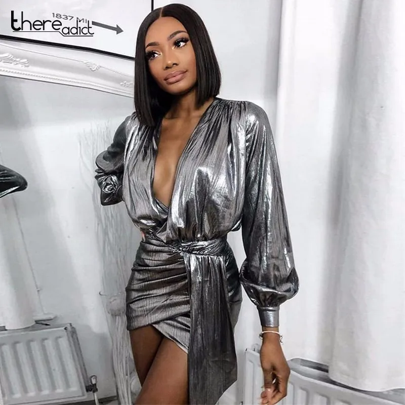 2019 Mini Ladies Short Knot Wrap Split Party Dresses Women Sexy Slim Bodycon Dress Female V Neck Long Sleeve Dress Vestidos
2019 Mini Ladies Short Knot Wrap Split Party Dresses Women Sexy Slim Bodycon Dress Female V Neck Long Sleeve Dress Vestidos