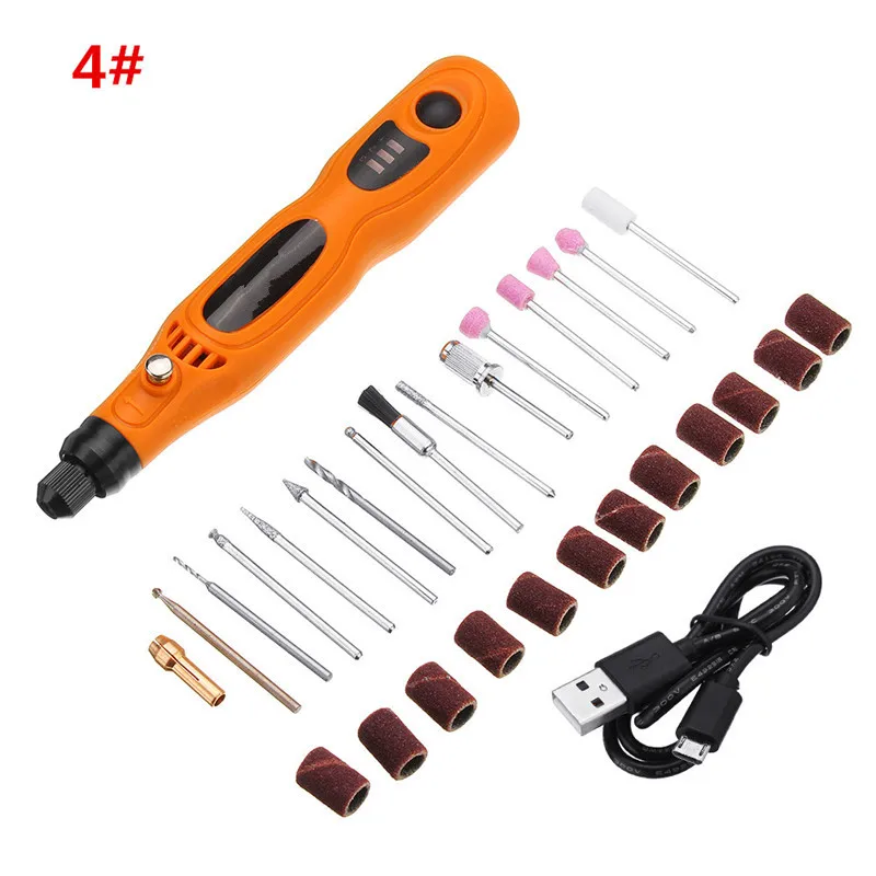 JD3324C USB Charging Rotary Tool Kit 3.6V Cordless Variable Speed Electric Grinder Drill Optional Set
JD3324C USB Charging Rotary Tool Kit 3.6V Cordless Variable Speed Electric Grinder Drill Optional Set