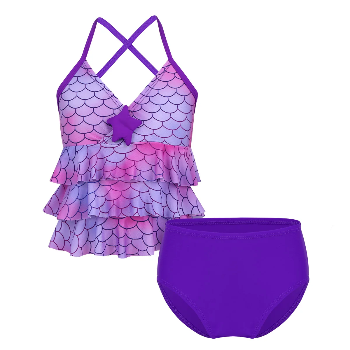 3-14 years Girl Mermaid Printed Swimsuit Children Girls Swimwear Tankini Baby Kids Bikini Biquini Infantil 2019 Bathing Suit
3-14 years Girl Mermaid Printed Swimsuit Children Girls Swimwear Tankini Baby Kids Bikini Biquini Infantil 2019 Bathing Suit