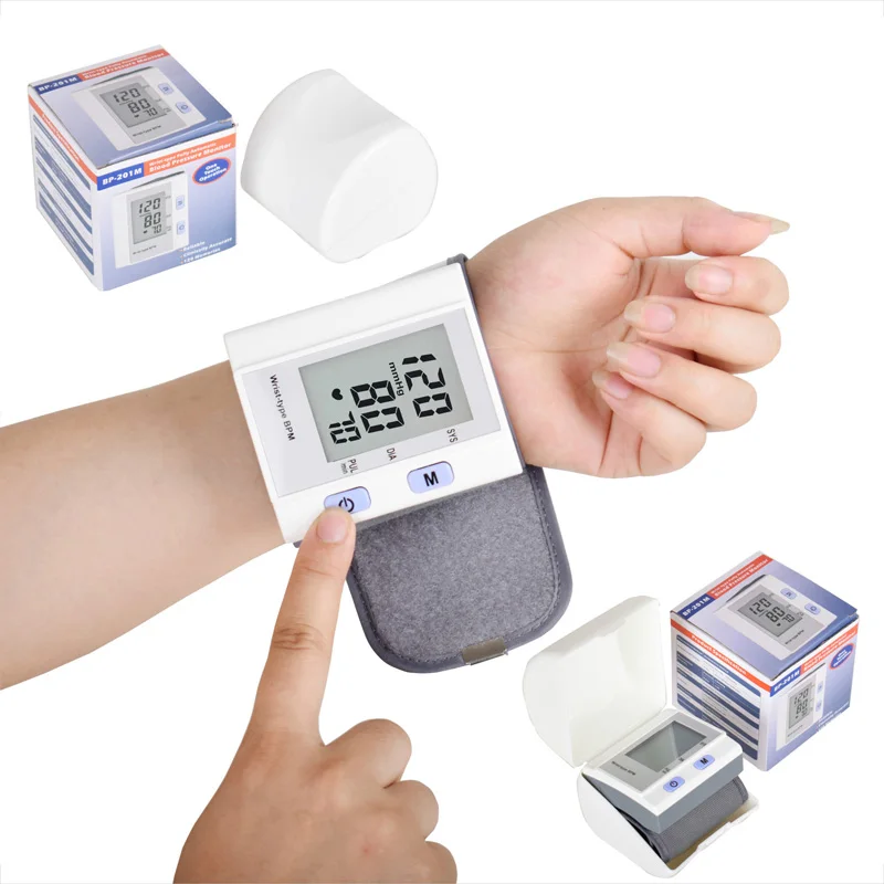 LCD Digital DisplayScreen Home Automatic Wrist Blood Pressure Pulse Sphygmomanometer And Tonometer Monitor Heart Beat Meter
LCD Digital DisplayScreen Home Automatic Wrist Blood Pressure Pulse Sphygmomanometer And Tonometer Monitor Heart Beat Meter