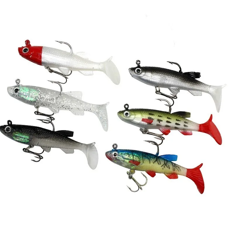 Mavllos Black Minnow Silicone Fishing Lure 9cm 14g 3D Lifelike Eyes Crank Bait Soft Lure VMC Hard Hook Jig Popper Fishing Lures
Mavllos Black Minnow Silicone Fishing Lure 9cm 14g 3D Lifelike Eyes Crank Bait Soft Lure VMC Hard Hook Jig Popper Fishing Lures