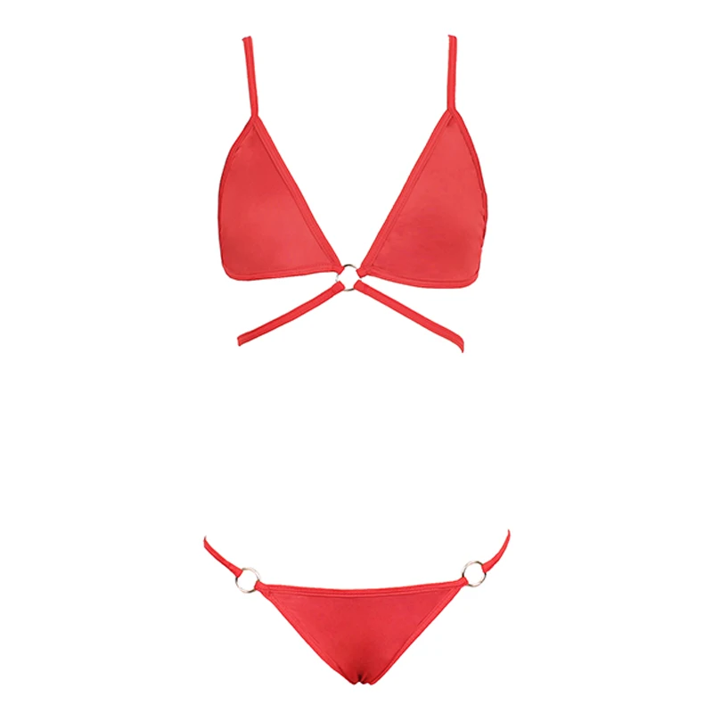 Women Sexy Lingerie Bra Set Bandage O-ring Adjustable Spaghetti Straps micro bikini Erotic Bralette Bottom Underwear 2 Piece Set
Women Sexy Lingerie Bra Set Bandage O-ring Adjustable Spaghetti Straps micro bikini Erotic Bralette Bottom Underwear 2 Piece Set