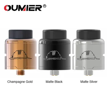 Original OUMIER ARMADILLO RDA Tank Dual Coil 24mm RDA Vape Vaporizer 510 thread E-cigarette VS Oumier WASP NANO/ Drop RDA
Original OUMIER ARMADILLO RDA Tank Dual Coil 24mm RDA Vape Vaporizer 510 thread E-cigarette VS Oumier WASP NANO/ Drop RDA