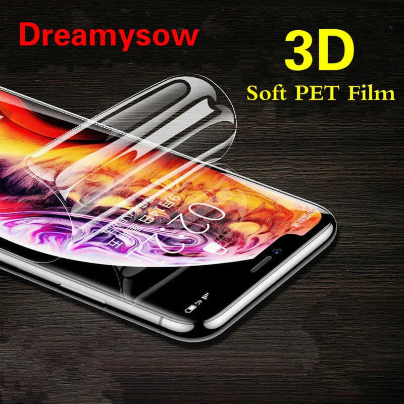 3D Soft PET Screen Protection Film for iPhone XS MAX XR 7 8 Plus 7 7 plus 6 6s Plus HD Durable High Definition Screen Protector
3D Soft PET Screen Protection Film for iPhone XS MAX XR 7 8 Plus 7 7 plus 6 6s Plus HD Durable High Definition Screen Protector