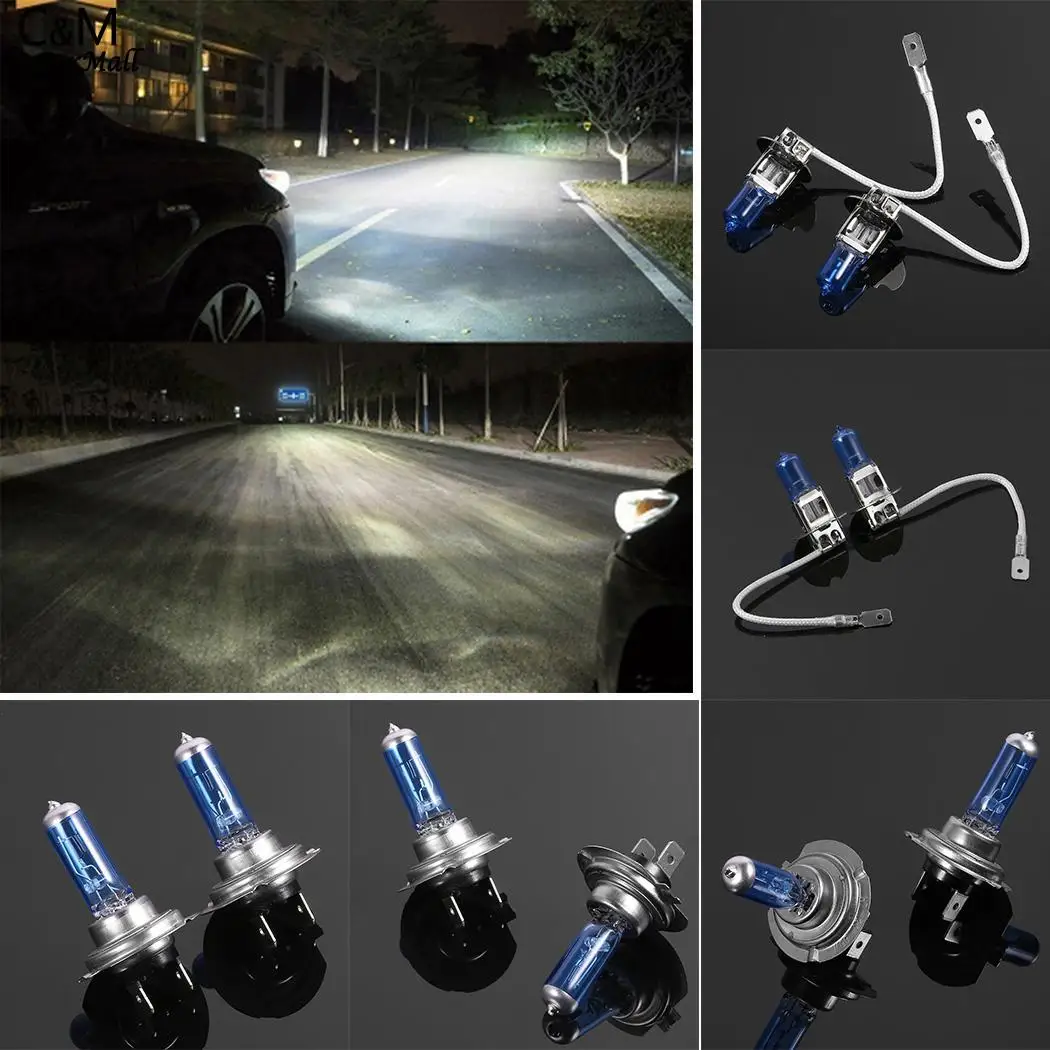 Super White Halogen Bulb H3 H7 12V 100W Quartz Glass Car Headlight Lamp 1Pcs/Pack
Super White Halogen Bulb H3 H7 12V 100W Quartz Glass Car Headlight Lamp 1Pcs/Pack