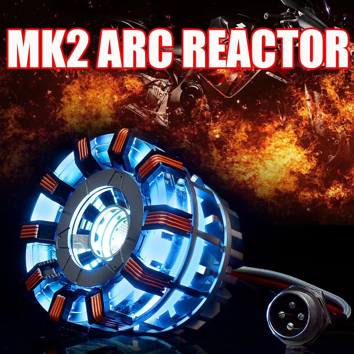 MK2 Acrylic Tony 1:1 Arc for Reactor DIY Model Kit LED Chest Lamp USB Movie Props Gifts Science Toy
MK2 Acrylic Tony 1:1 Arc for Reactor DIY Model Kit LED Chest Lamp USB Movie Props Gifts Science Toy