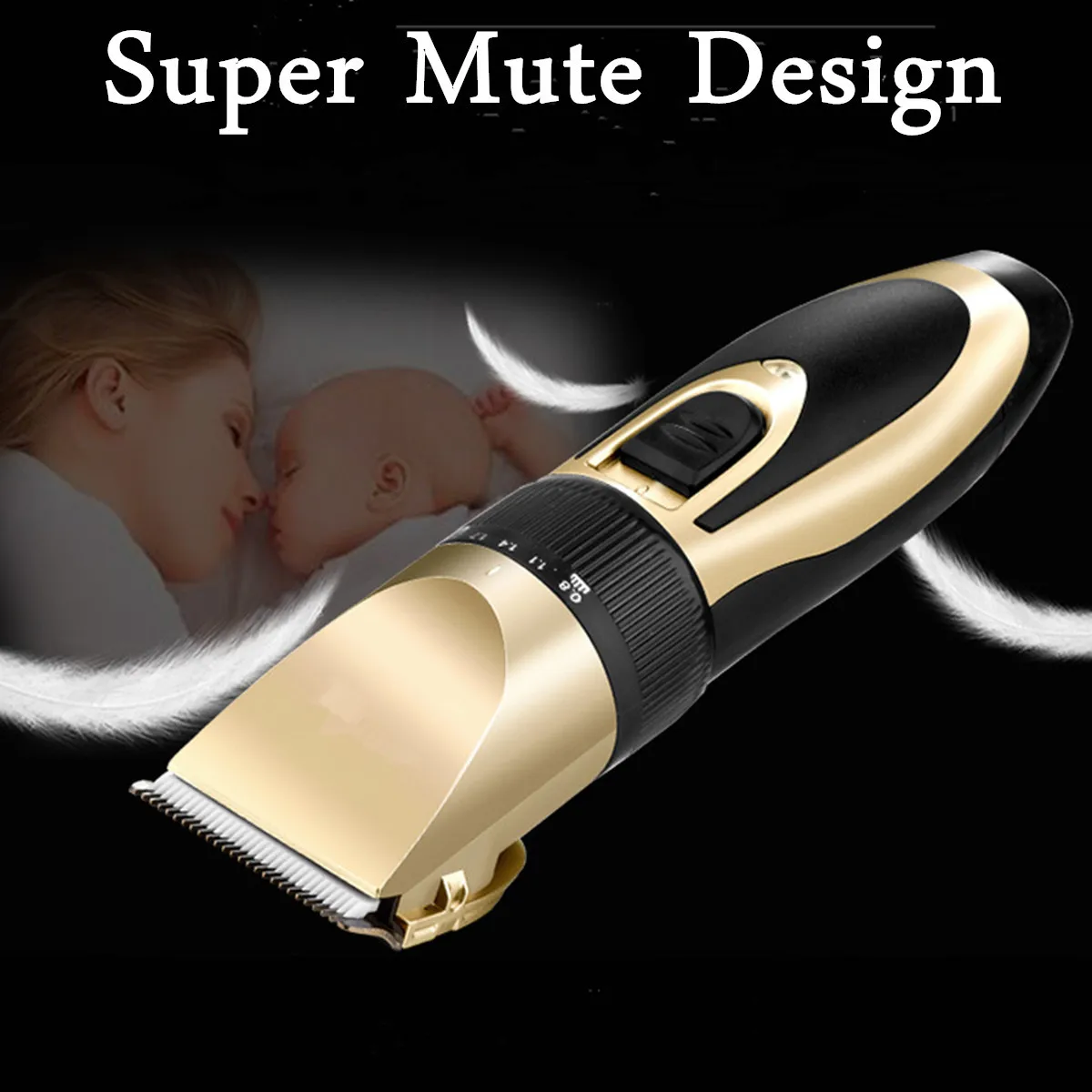 Rechargeable Electric Hair Clipper Grooming Trimmer 100-240V For Men Combs Tool Kit Ceramic Titanium Blade Abrasion Resistance
Rechargeable Electric Hair Clipper Grooming Trimmer 100-240V For Men Combs Tool Kit Ceramic Titanium Blade Abrasion Resistance