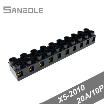 Terminal Blocks X5-2010 20A/10P Black Copper Fixed Type Connector JX5-2010 Base Connection Terminals Plate (10PCS)
Terminal Blocks X5-2010 20A/10P Black Copper Fixed Type Connector JX5-2010 Base Connection Terminals Plate (10PCS)