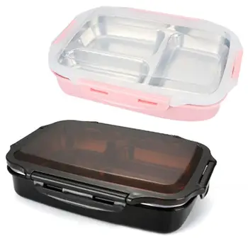NEW 3 Grids Stainless Steel Lunch Bento Box Thermal Insulated Lunch Box Food Container School Black Pink
NEW 3 Grids Stainless Steel Lunch Bento Box Thermal Insulated Lunch Box Food Container School Black Pink