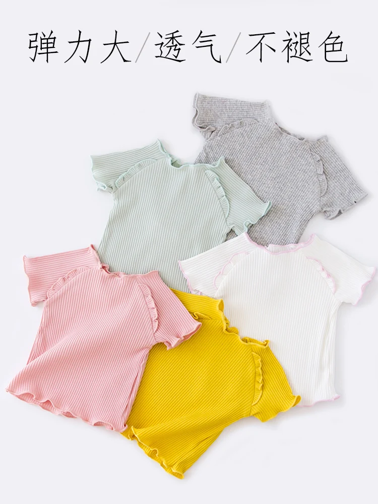 Baby T Pity Pure Cotton Short Sleeve Jacket Woman Baby Round Neck Jacket Girl Summer Wear Rendering
Baby T Pity Pure Cotton Short Sleeve Jacket Woman Baby Round Neck Jacket Girl Summer Wear Rendering