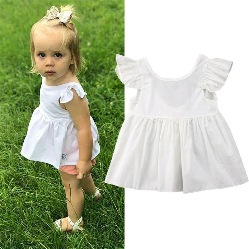 3M-3Y Newborn Kids Baby Girls Summer White Tops Flying Sleeve Tutu T-shirt Girl Backless Cotton Clothes Tops Lovely Tee
3M-3Y Newborn Kids Baby Girls Summer White Tops Flying Sleeve Tutu T-shirt Girl Backless Cotton Clothes Tops Lovely Tee