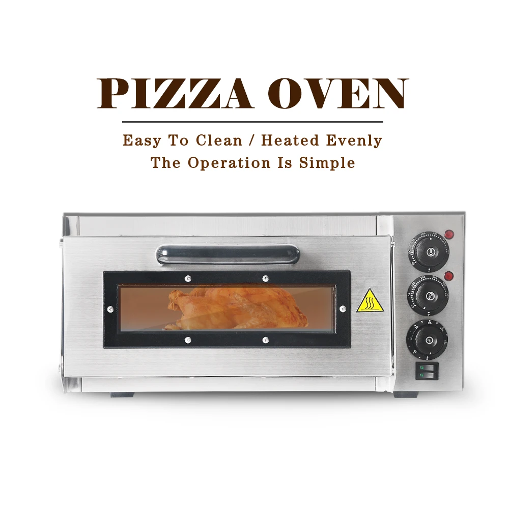 GZZT Electric Pizza Oven K-P1ST Fire Stone Catering Cake Professional Baking Oven 2KW Handle Single Layer EU/UK/UL Plug
GZZT Electric Pizza Oven K-P1ST Fire Stone Catering Cake Professional Baking Oven 2KW Handle Single Layer EU/UK/UL Plug