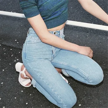 2019 Spring Summer Female Casual Straight Jeans Loose Vintage High Waist Trousers Plus Size Korean Streetwear Pants Women's 3XL
2019 Spring Summer Female Casual Straight Jeans Loose Vintage High Waist Trousers Plus Size Korean Streetwear Pants Women's 3XL