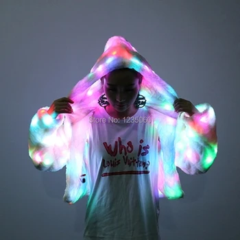 LED stage coat outfit costumes female costume luminous jacket Bar dance show singer dancer star nightclub performance show
LED stage coat outfit costumes female costume luminous jacket Bar dance show singer dancer star nightclub performance show