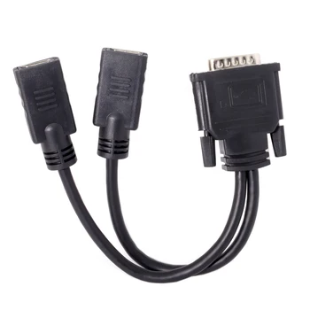 Xiwai Dual HDMI 1.4 HDTV Female to DMS-59Pin Male Splitter Extension Cable for PC Graphics Card Black
Xiwai Dual HDMI 1.4 HDTV Female to DMS-59Pin Male Splitter Extension Cable for PC Graphics Card Black