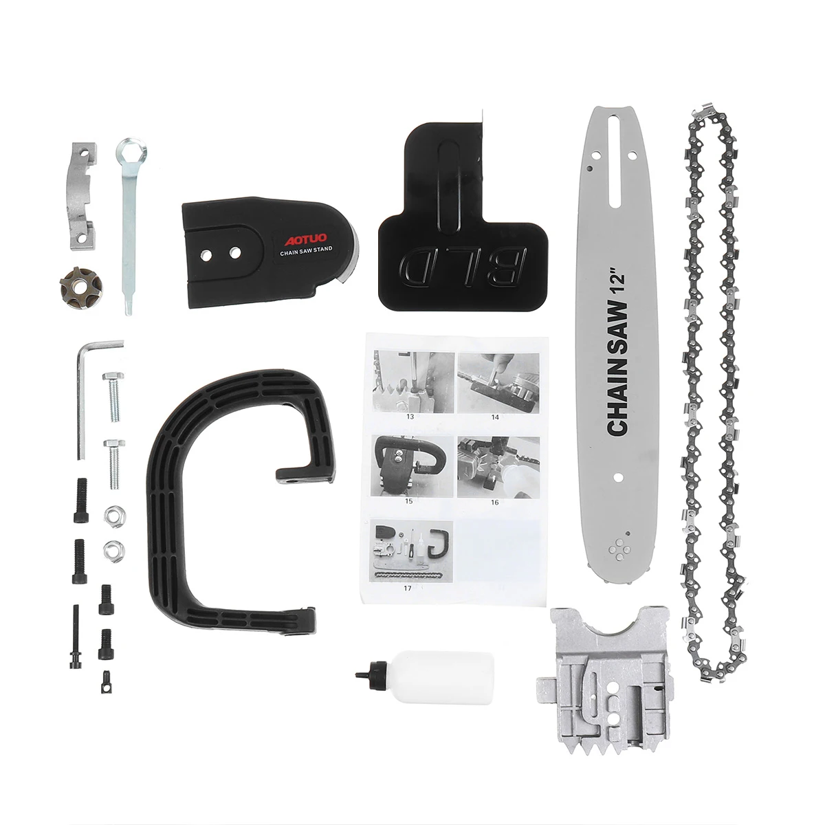 DIY Electric Saw 12 Inch Chainsaw Bracket Set Angle Grinder to Chainsaw converter For 100 Angle Grinder M10 To Chain Saw
DIY Electric Saw 12 Inch Chainsaw Bracket Set Angle Grinder to Chainsaw converter For 100 Angle Grinder M10 To Chain Saw