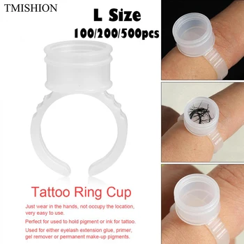 100/200/500pc Disposable Tattoo Ink Rings L Microblading Eyebrow Tattoo Makeup Glue Pigment Holder Container Cup Tattoo Supplies
100/200/500pc Disposable Tattoo Ink Rings L Microblading Eyebrow Tattoo Makeup Glue Pigment Holder Container Cup Tattoo Supplies