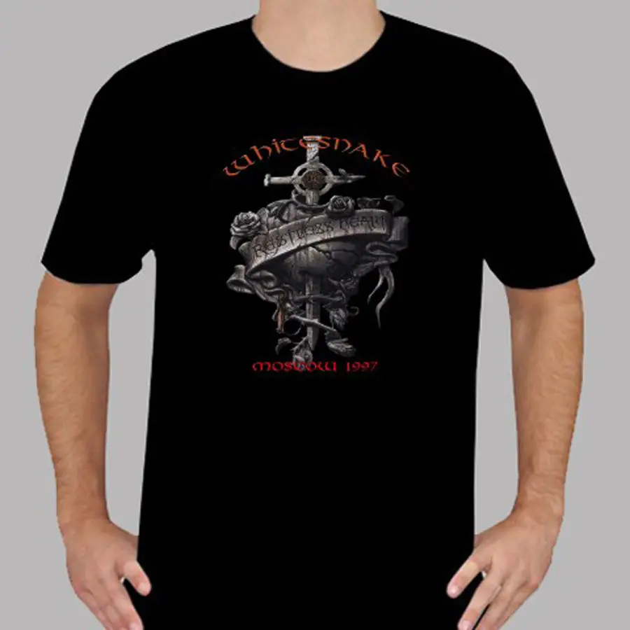 Newest 2018 New WHITESNAKE Restless Heart Rock Band Legend Men's Black T-Shirt Size S to 3XLHot Sale Casual Clothing
Newest 2018 New WHITESNAKE Restless Heart Rock Band Legend Men's Black T-Shirt Size S to 3XLHot Sale Casual Clothing
