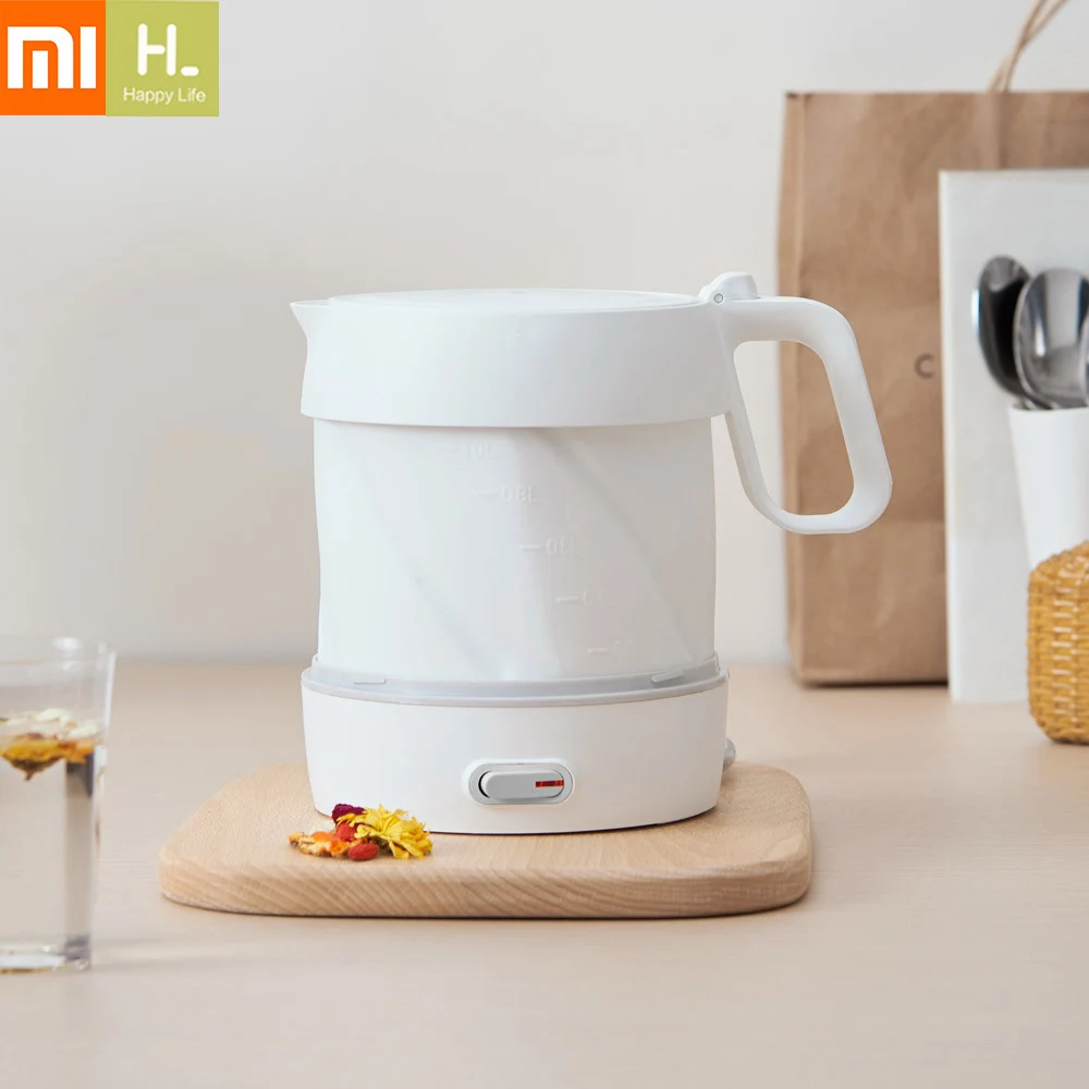 Xiaomi HL Folding Electric Kettle Silicone Travel Water Boiler Heating Boil Dry Protection Food Grade Silicone Insulation Kettle
Xiaomi HL Folding Electric Kettle Silicone Travel Water Boiler Heating Boil Dry Protection Food Grade Silicone Insulation Kettle