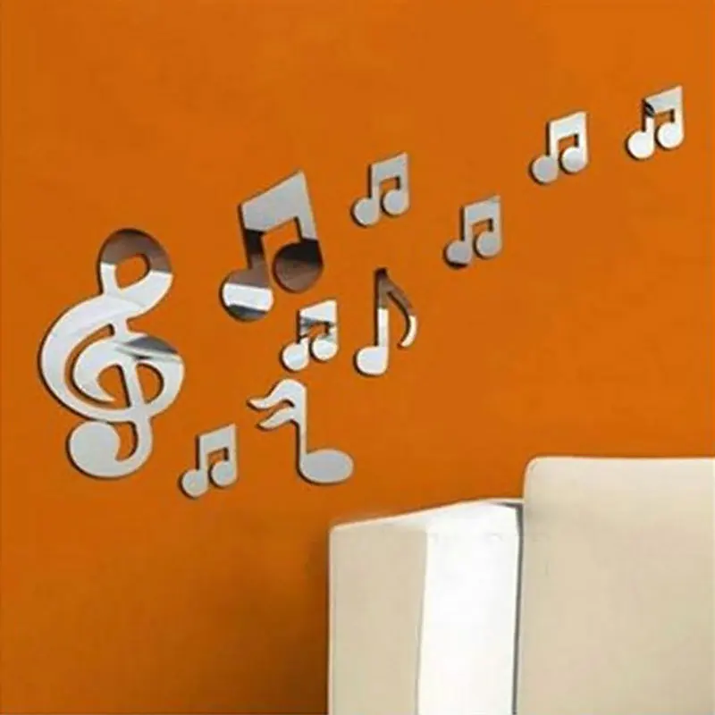 3D Musical Notes Acrylic Mirrors Wall Sticker Home Decor Living Room Wall Decoration Art DIY Stickers Decals In Wall Stickers
3D Musical Notes Acrylic Mirrors Wall Sticker Home Decor Living Room Wall Decoration Art DIY Stickers Decals In Wall Stickers
