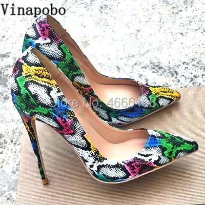 vinapobo Pattern Snake Printed Women Shoes Sexy Stilettos High Heels Pointed Toe wedding Shoes Pumps Luxury Zapatos Mujer 12cm
vinapobo Pattern Snake Printed Women Shoes Sexy Stilettos High Heels Pointed Toe wedding Shoes Pumps Luxury Zapatos Mujer 12cm