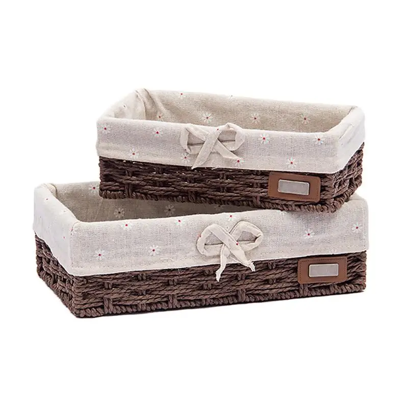 Bamboo Weaving Storage Basket Fruit Picnic Basket Rattan Storage Box for Cosmetics Snacks Tea Book Jewellery Organizer Handiwork
Bamboo Weaving Storage Basket Fruit Picnic Basket Rattan Storage Box for Cosmetics Snacks Tea Book Jewellery Organizer Handiwork