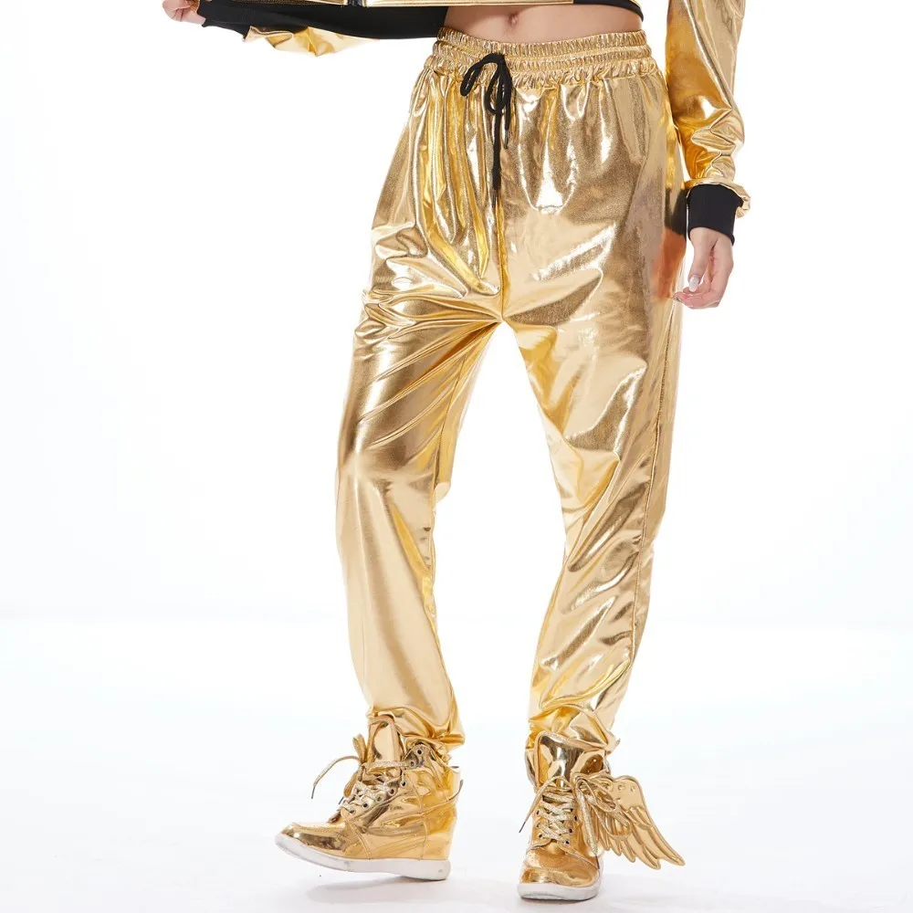 2019 New Fashion Stage Performance Jazz DS Dance Women Harem Pants, Unisex Gold Hip Hop Pants, Loose Sweatpants Hip-hop Trousers
2019 New Fashion Stage Performance Jazz DS Dance Women Harem Pants, Unisex Gold Hip Hop Pants, Loose Sweatpants Hip-hop Trousers