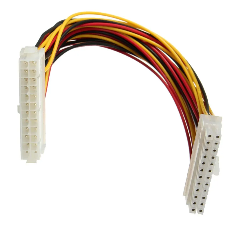Top Quality Cable Connector 24 Pin Male to 24 Pin Female Internal PC PSU Power Adapter ATX Extension
Top Quality Cable Connector 24 Pin Male to 24 Pin Female Internal PC PSU Power Adapter ATX Extension