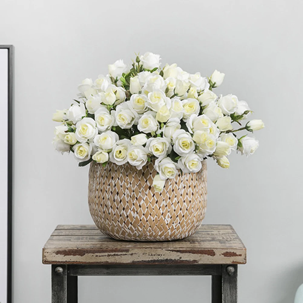 1 Bouquet 15 Heads Artificial Flowers Silk Flower Fall Roses Fake Leaf Wedding Office Room Ornament
1 Bouquet 15 Heads Artificial Flowers Silk Flower Fall Roses Fake Leaf Wedding Office Room Ornament