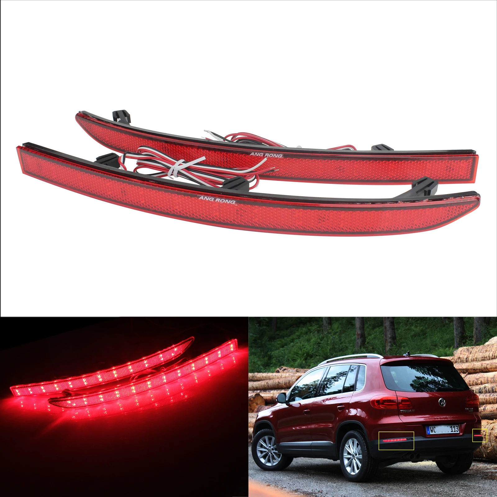 ANGRONG 2x For VW Tiguan 5N 2008-2015 24 SMD LED Rear Bumper Reflector Tail Brake Stop Light Red
ANGRONG 2x For VW Tiguan 5N 2008-2015 24 SMD LED Rear Bumper Reflector Tail Brake Stop Light Red