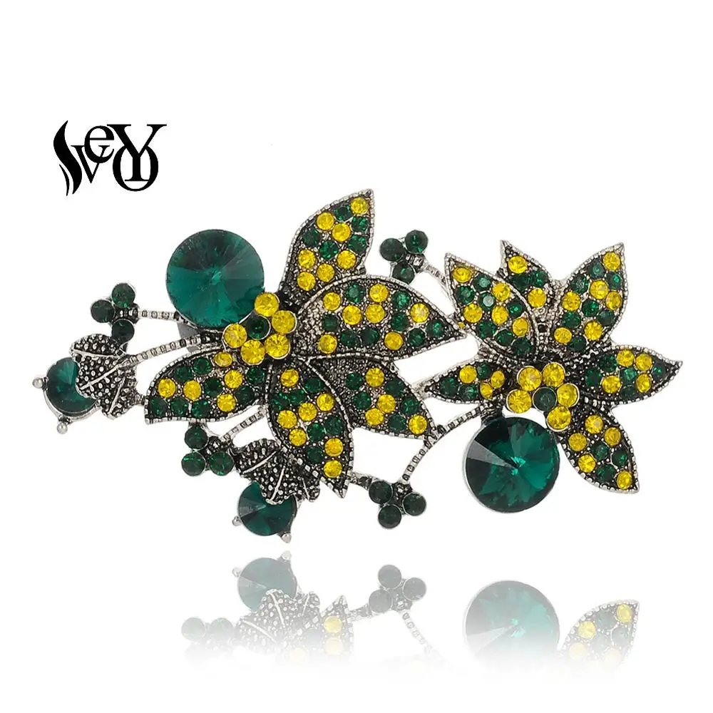 VEYO Romantic Rhinestone Brooch Pin Retro Crystal Gold Flower Brooches for Women Gift
VEYO Romantic Rhinestone Brooch Pin Retro Crystal Gold Flower Brooches for Women Gift