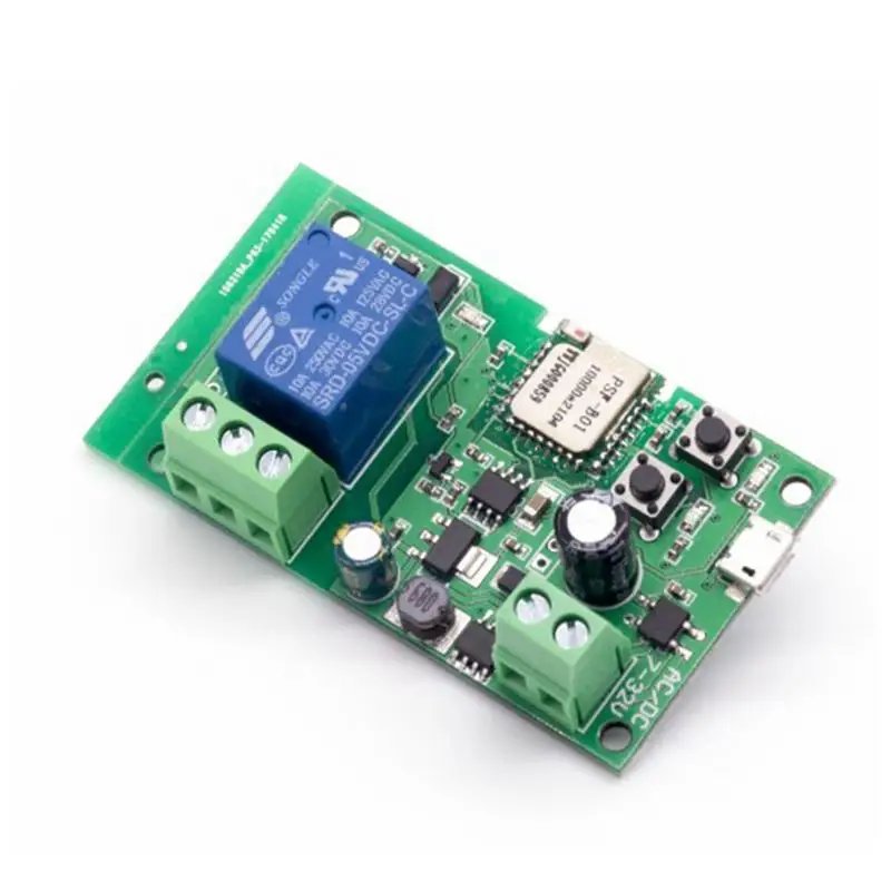 DC5V 12V 32V Sonoff Smart WiFi Remote Control DIY Wireless Switch Universal Module Self-locking Wifi Switch Timer For Smart Home
DC5V 12V 32V Sonoff Smart WiFi Remote Control DIY Wireless Switch Universal Module Self-locking Wifi Switch Timer For Smart Home