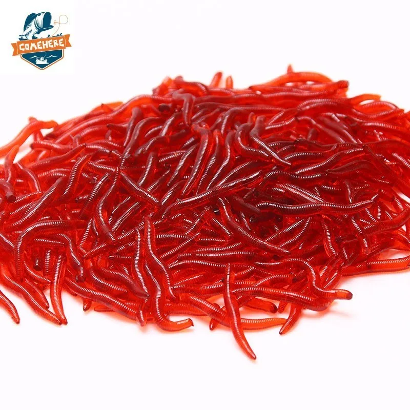 100pcs/lot 35mm Soft Lure Fishing Simulation Earthworm Red Worms Artificial Fishing Lure Tackle Lifelike Fishy Smell Lures
100pcs/lot 35mm Soft Lure Fishing Simulation Earthworm Red Worms Artificial Fishing Lure Tackle Lifelike Fishy Smell Lures