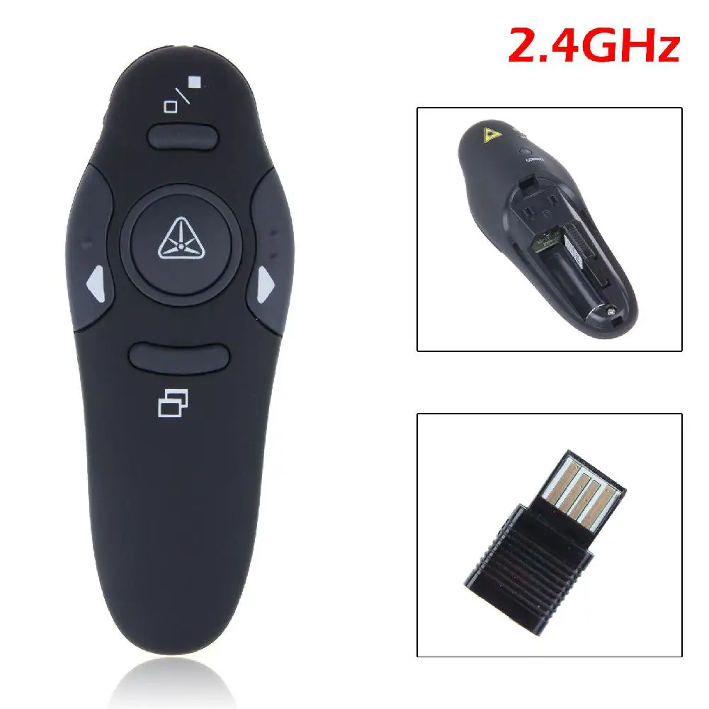BEESCLOVER 2.4Ghz RF Pointer Pen Wireless USB Power Point Presenter Remote Control Laser Pen Wireless Remote Red Laser Pointer 
BEESCLOVER 2.4Ghz RF Pointer Pen Wireless USB Power Point Presenter Remote Control Laser Pen Wireless Remote Red Laser Pointer