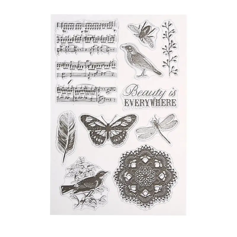 Vintage Transparent Clear Stamp DIY Silicone Seals Scrapbooking Card Making Template Embossing Stamp Sheet Pattern Decorating
Vintage Transparent Clear Stamp DIY Silicone Seals Scrapbooking Card Making Template Embossing Stamp Sheet Pattern Decorating