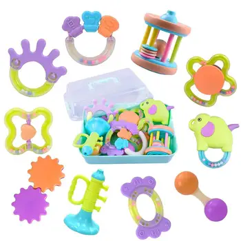 RCtown 10Pcs/set Infants Teething Play Toys Tear-resistant Baby Rattles Teething Ring
RCtown 10Pcs/set Infants Teething Play Toys Tear-resistant Baby Rattles Teething Ring