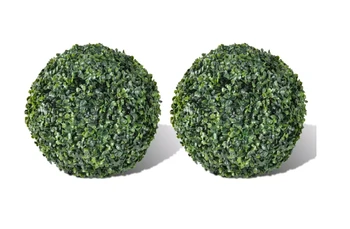VidaXL 2 Pcs 27 Cm Boxwood Ball Set Artificial Leaf Topiary Ball Home Decoration Outdoor Garden Use Weather-Resistant Plant
VidaXL 2 Pcs 27 Cm Boxwood Ball Set Artificial Leaf Topiary Ball Home Decoration Outdoor Garden Use Weather-Resistant Plant