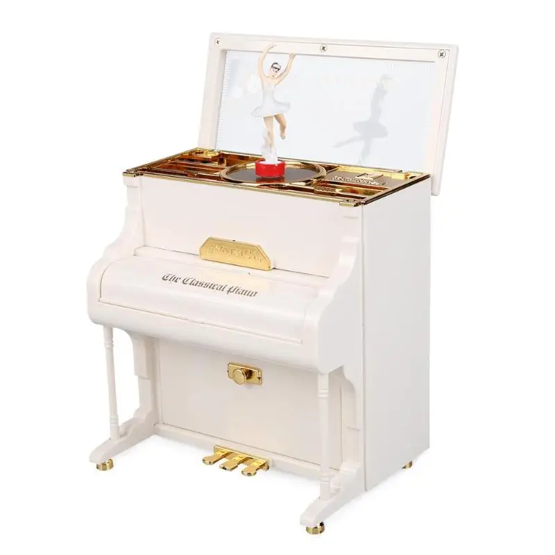 Mini Romantic Classic Piano Model Music Box Hand Cranked Home Birthday Wedding New Year Xmas Decoration Gift Theme Musical Case
Mini Romantic Classic Piano Model Music Box Hand Cranked Home Birthday Wedding New Year Xmas Decoration Gift Theme Musical Case