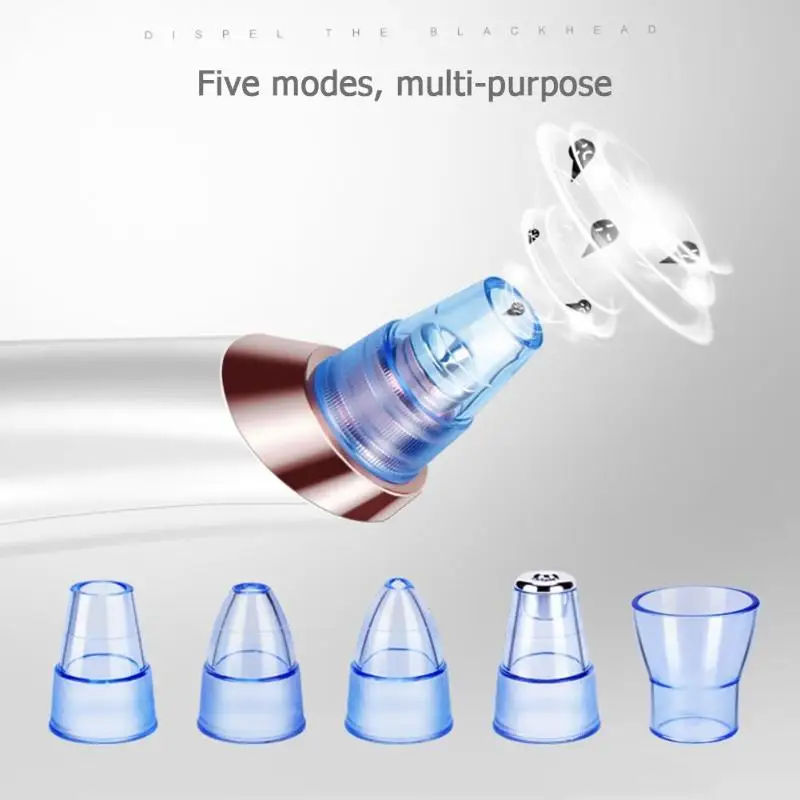 Hot USB Charging Electric Blackhead Remover Skin Care Device Set Acne Pimple Pore Face Cleaner Machine With 5pcs Sucker Head
Hot USB Charging Electric Blackhead Remover Skin Care Device Set Acne Pimple Pore Face Cleaner Machine With 5pcs Sucker Head