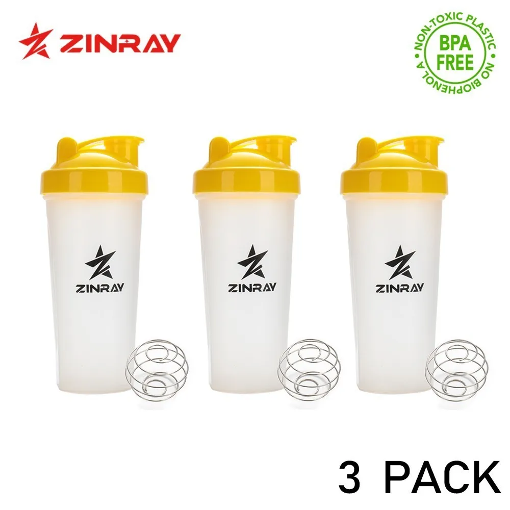 Zinray 3 Pack Sport Shaker Water Bottle Drinkware Protein Shaker Camping Hiking Plastic Bottle Portable Motion 600ml Wholesale
Zinray 3 Pack Sport Shaker Water Bottle Drinkware Protein Shaker Camping Hiking Plastic Bottle Portable Motion 600ml Wholesale