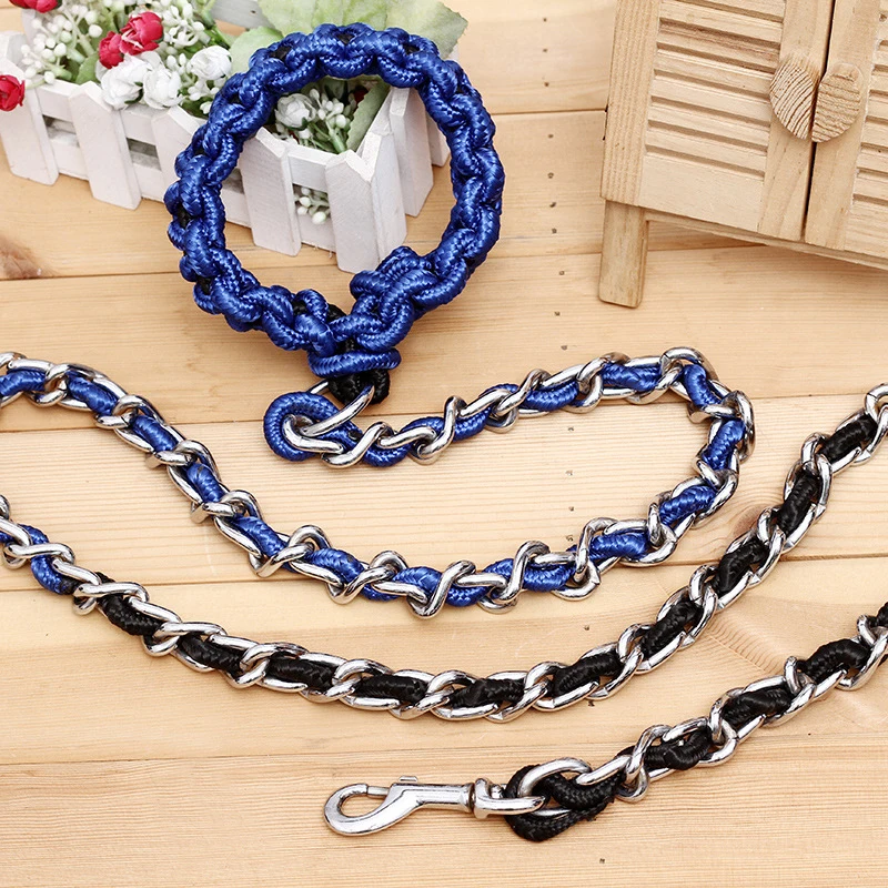 1x Pet Dog Long Anti-bite Dog Chain Lead Leash Collar Belt Strong Traction Rope^
1x Pet Dog Long Anti-bite Dog Chain Lead Leash Collar Belt Strong Traction Rope^