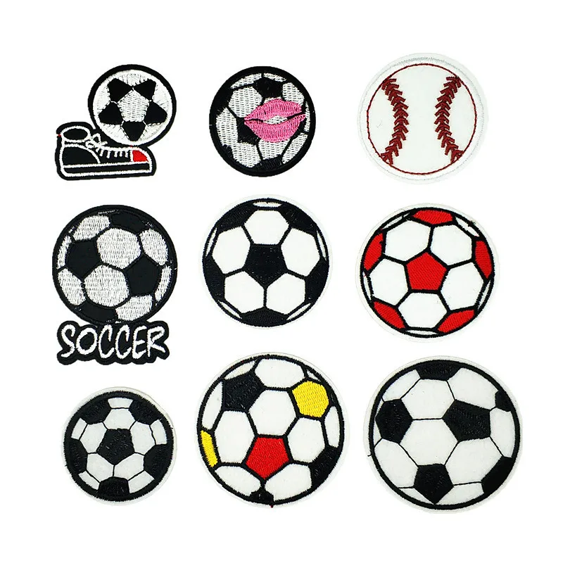 PGY 1 pcs footballs soccer balls embroidered iron on patches cloth accessories popular clothing bag hat Patches Appliques repair
PGY 1 pcs footballs soccer balls embroidered iron on patches cloth accessories popular clothing bag hat Patches Appliques repair