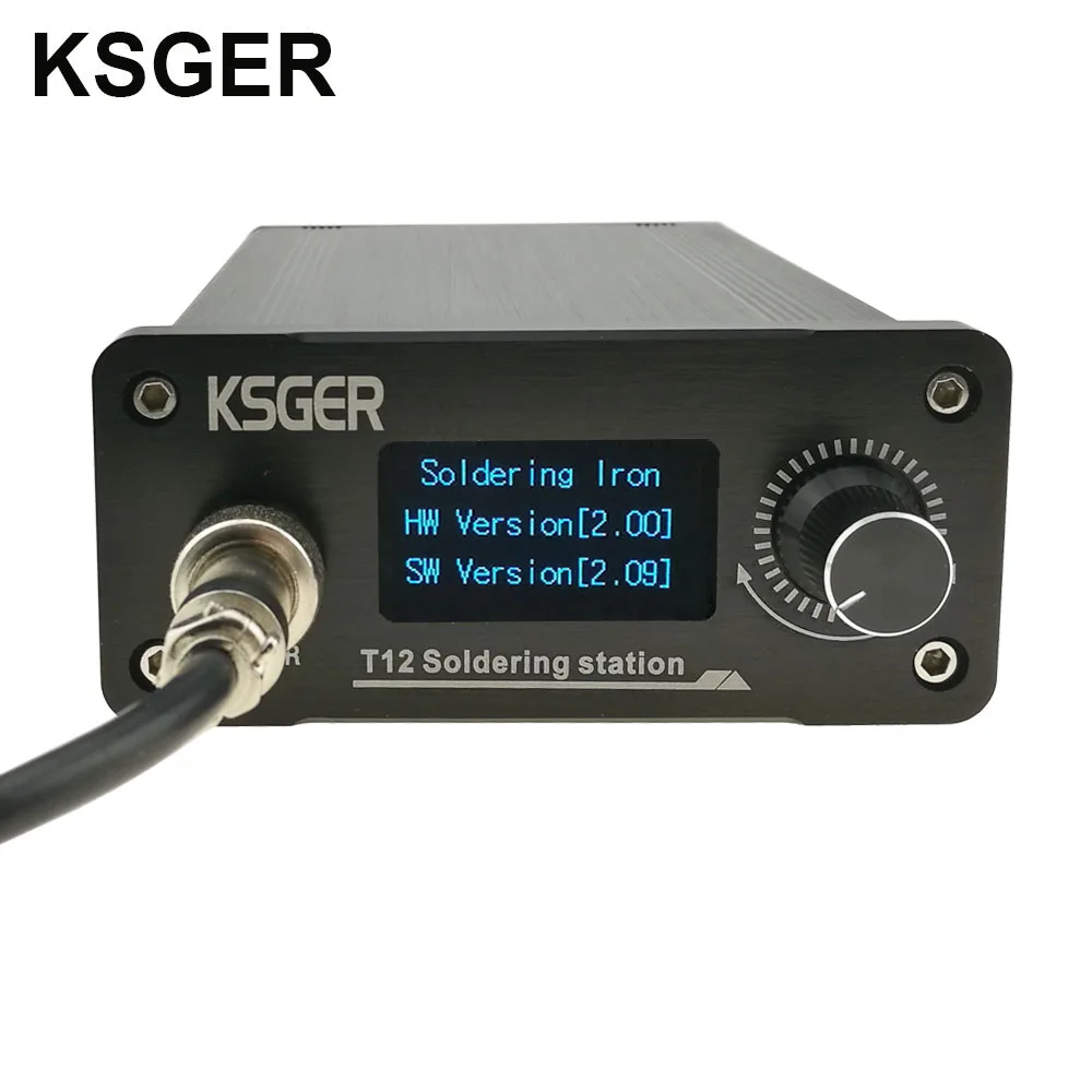 KSGER T12 Soldering Iron Station STM32 OLED V2.01 Controller FX9501 Handle CNC Aluminum Alloy DIY Kits Welding Tools T12 Tips
KSGER T12 Soldering Iron Station STM32 OLED V2.01 Controller FX9501 Handle CNC Aluminum Alloy DIY Kits Welding Tools T12 Tips