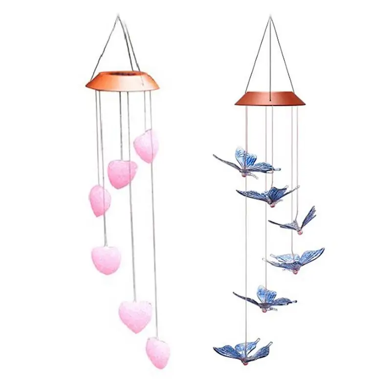 Solar Wind Chimes Color Changing LED Solar Wind Chime Solar Powered LED Night Light Waterproof Windbell for Outdoor Garden Party
Solar Wind Chimes Color Changing LED Solar Wind Chime Solar Powered LED Night Light Waterproof Windbell for Outdoor Garden Party