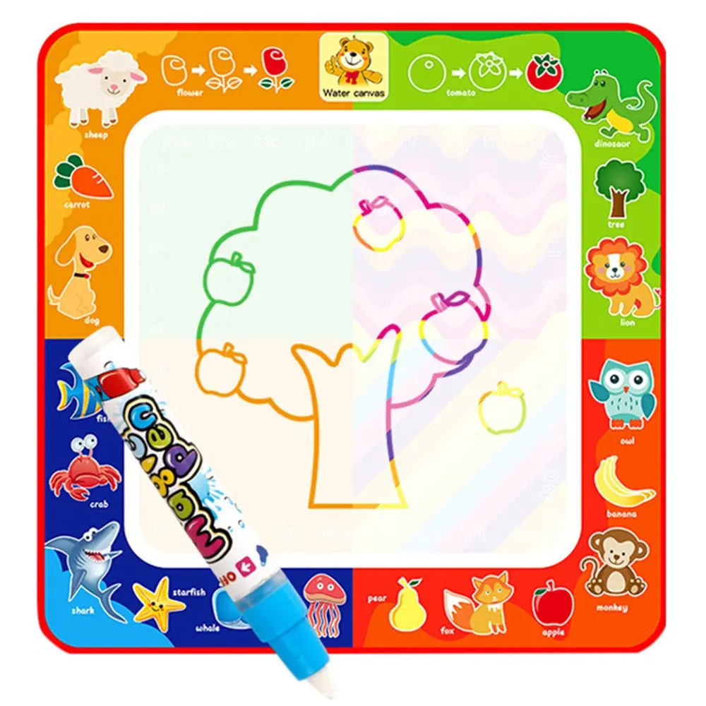 Newest Children Magical Water Canvas, 1 Magic Pen + 1 Painting Board Toy Kids Education Graffiti Color Painting Drawing Toys G
Newest Children Magical Water Canvas, 1 Magic Pen + 1 Painting Board Toy Kids Education Graffiti Color Painting Drawing Toys G