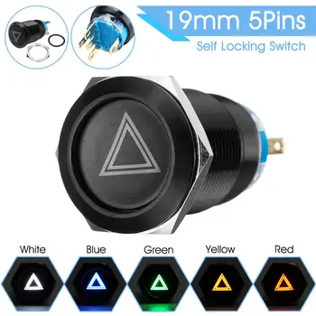 19mm Car LED Push Button Switch 12V Hazard Warning Light Switches Self-lock Momentary Waterproof For Truck Boat
19mm Car LED Push Button Switch 12V Hazard Warning Light Switches Self-lock Momentary Waterproof For Truck Boat